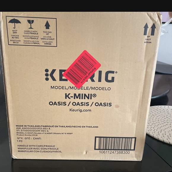 Single serving Keurig coffee maker